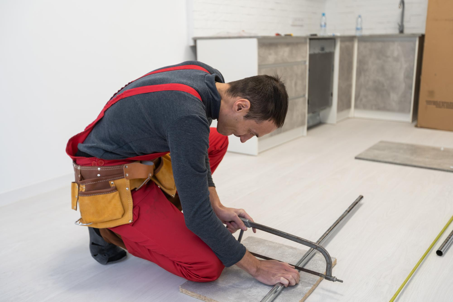 Professional reblocking specialist inspecting house foundation Melbourne
